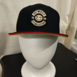 FASTHOUSE Dash Hot Wheels Black Cap with Red and Green Trim